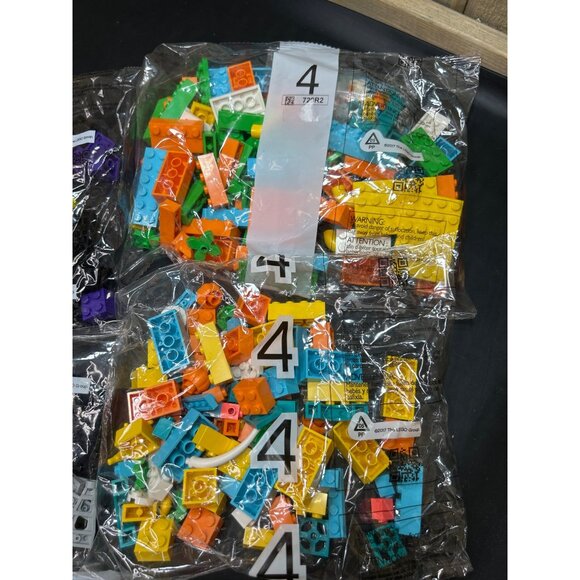 Sealed Lego Bags Mixed Colors & Shapes Assorted Pieces From Unknown Sets - Picture 4 of 5